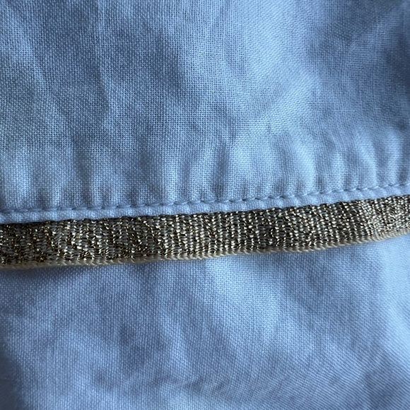 Adorable white gold Janie and Jack cover up - Picture 7 of 9